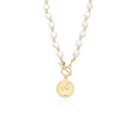 DIJE CON CADENA DE BAÑO DE ORO 18K6617