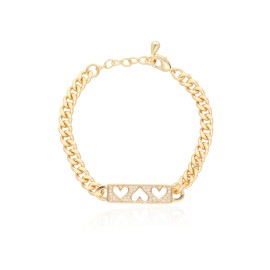 PULSERA DE BAÑO DE ORO BO0288