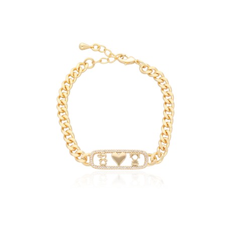 PULSERA DE BAÑO DE ORO BO0290