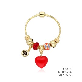 PULSERA DE BAÑO DE ORO BO0428