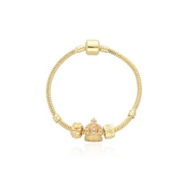 PULSERA DE BAÑO DE ORO BO0436