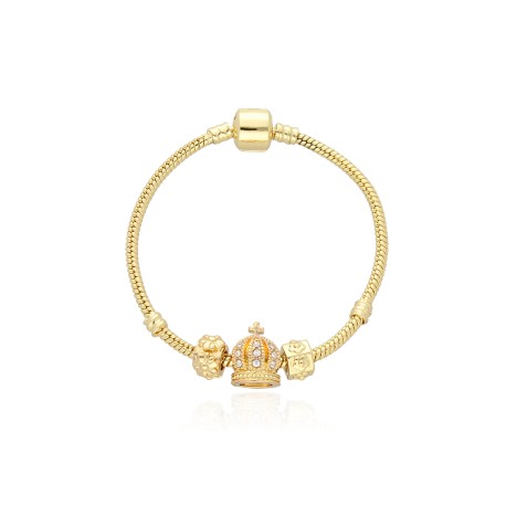 PULSERA DE BAÑO DE ORO BO0436