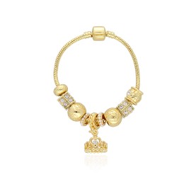 PULSERA DE BAÑO DE ORO BO0448