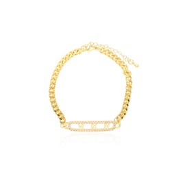 PULSERA DE BAÑO DE ORO BO0621