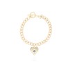 PULSERA DE BAÑO DE ORO Y ACERO BA0101