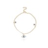 PULSERA DE BAÑO DE ORO Y ACERO BA0109