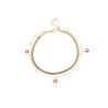 PULSERA DE BAÑO DE ORO Y ACERO BA0204