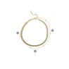 PULSERA DE BAÑO DE ORO Y ACERO BA0205