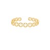 PULSERA DE CHAPA DE ORO CH2840