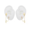 ARETE DE CHAPA DE ORO CH3005