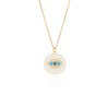 DIJE CON CADENA BAÑO ORO Y ACERO INOXIDABLE CA0476